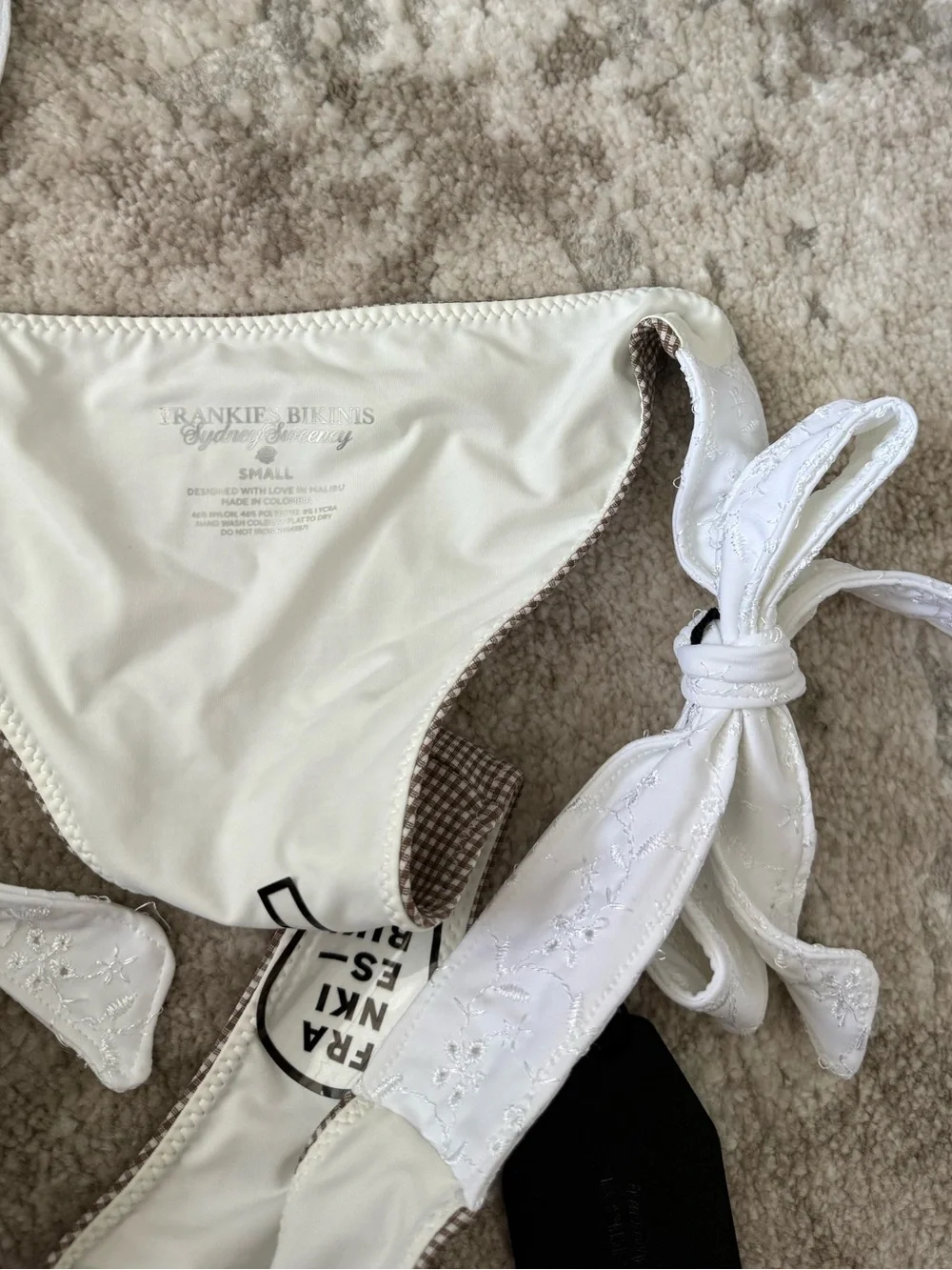 Frankies Bikinis X Sydney Sweeney Lucia Eyelet Harlow Bikini Set